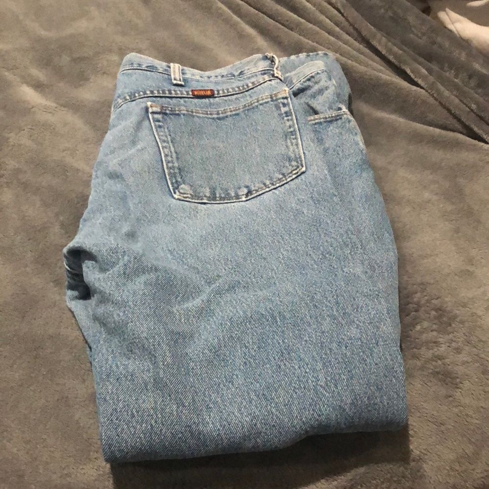 rustler jeans size 38/29 men bluejeans used